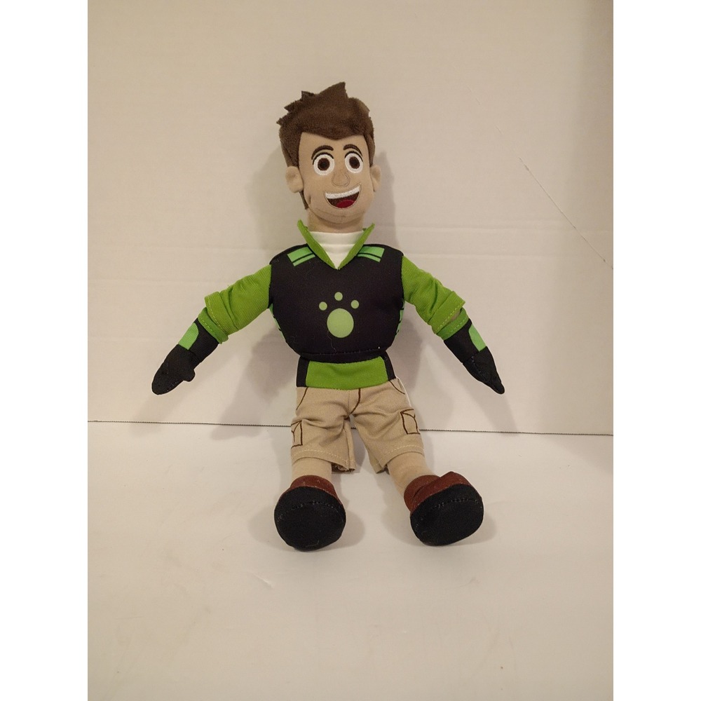 Wild Kratts‎ Chris Kratt Plush Stuffed Animal Toy Green Creature Power Suit 12"